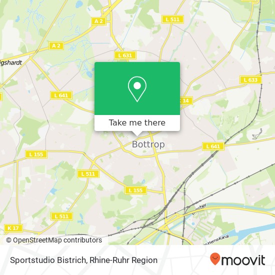 Sportstudio Bistrich map