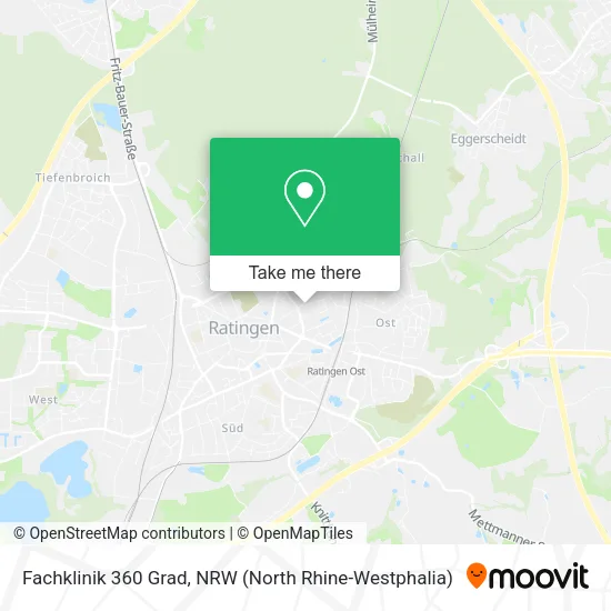 Карта Fachklinik 360 Grad