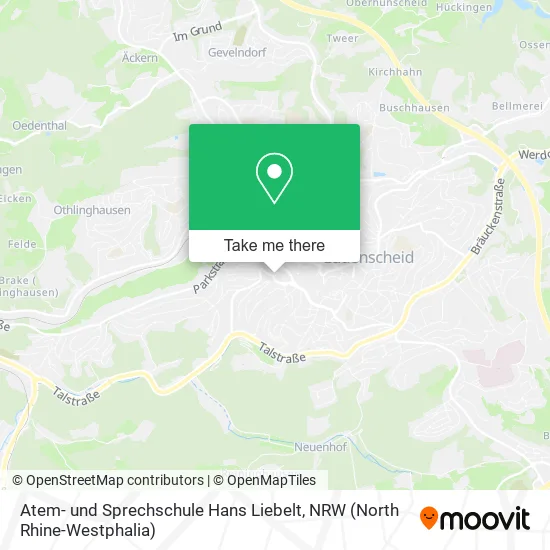 Карта Atem- und Sprechschule Hans Liebelt