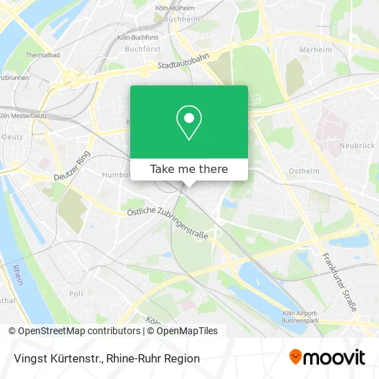 Карта Vingst Kürtenstr.