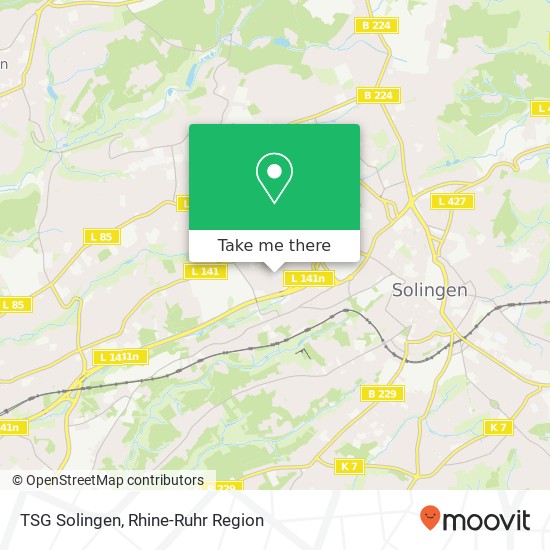 TSG Solingen map