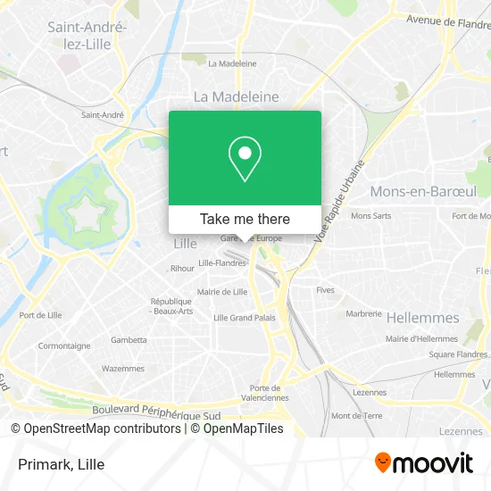Primark map