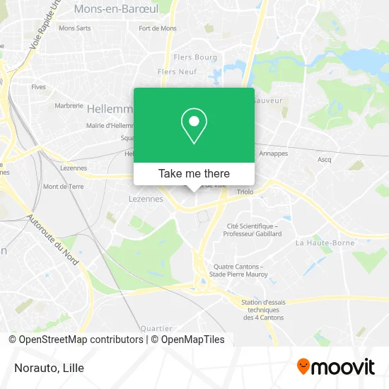 Norauto map