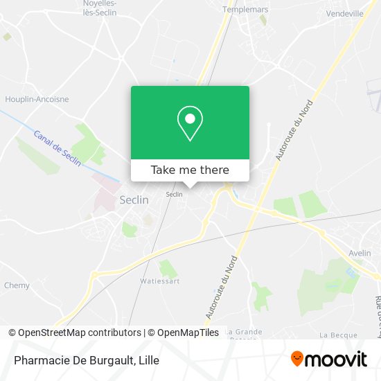 Mapa Pharmacie De Burgault