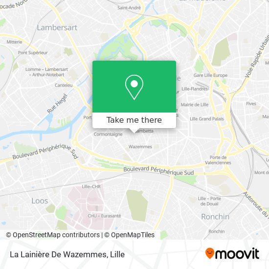 La Lainière De Wazemmes map