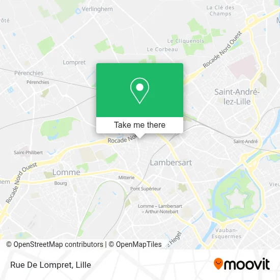 Rue De Lompret map