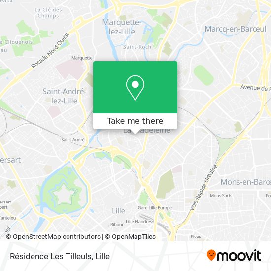 Résidence Les Tilleuls map