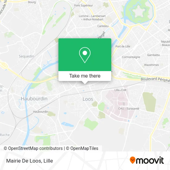Mairie De Loos map