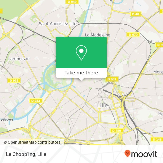 Le Chopp'Ing map