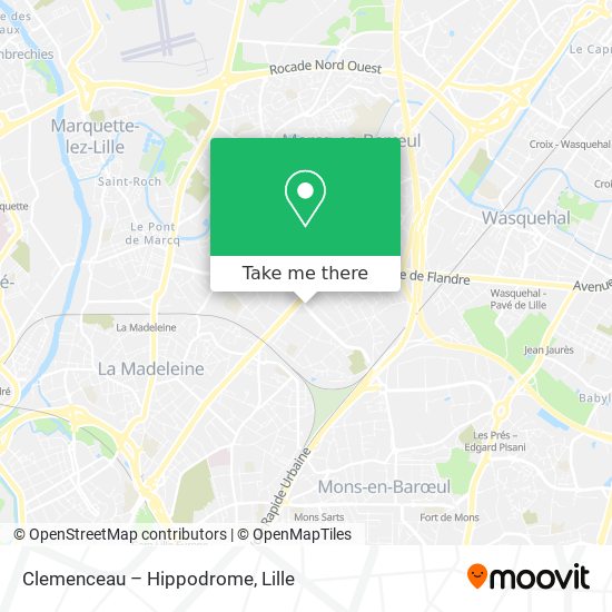 Clemenceau – Hippodrome map