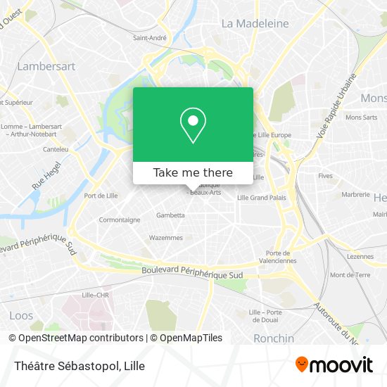 Théâtre Sébastopol map