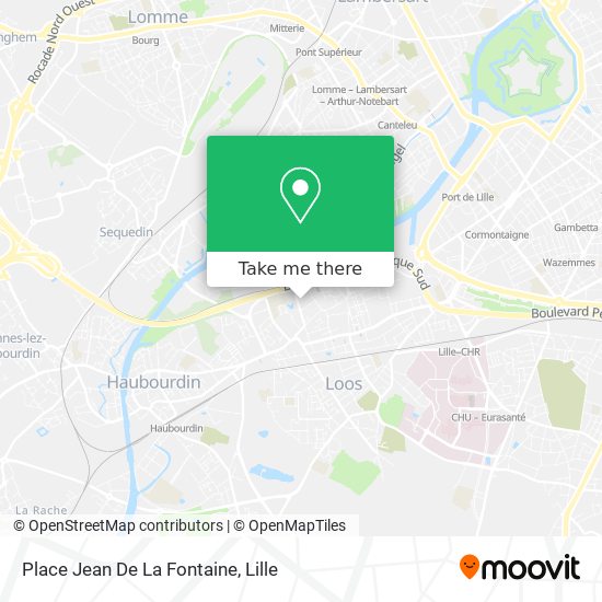 Mapa Place Jean De La Fontaine