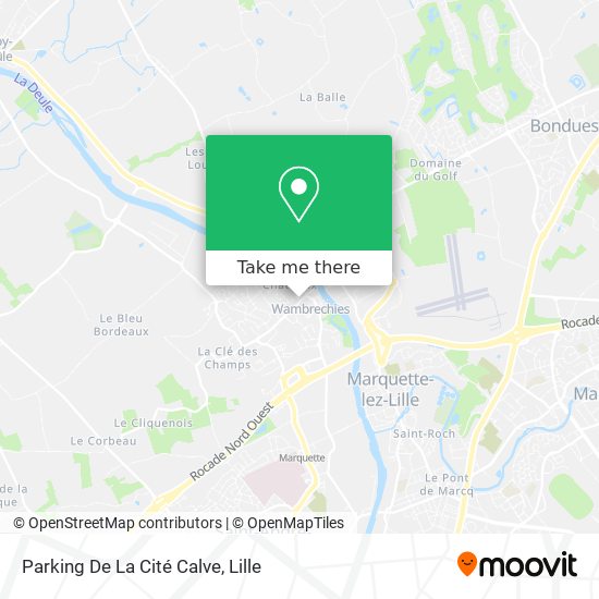 Parking De La Cité Calve map