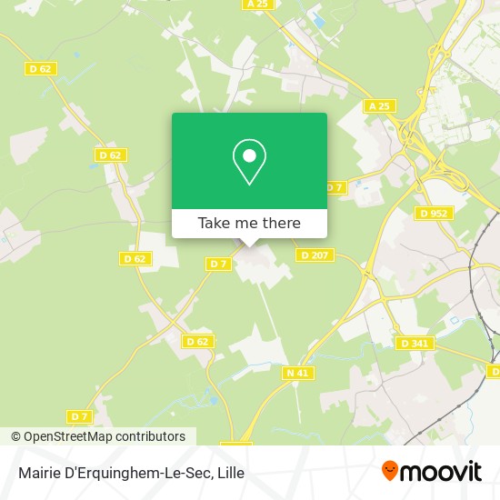 Mairie D'Erquinghem-Le-Sec map