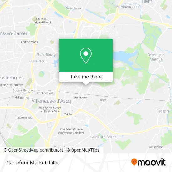 Carrefour Market map