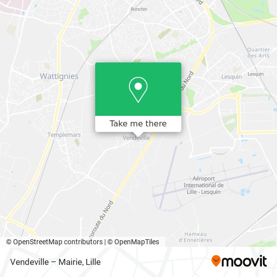 Vendeville – Mairie map