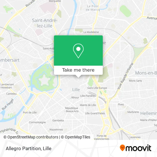 Mapa Allegro Partition