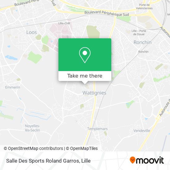 Salle Des Sports Roland Garros map