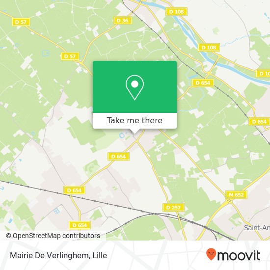 Mairie De Verlinghem map