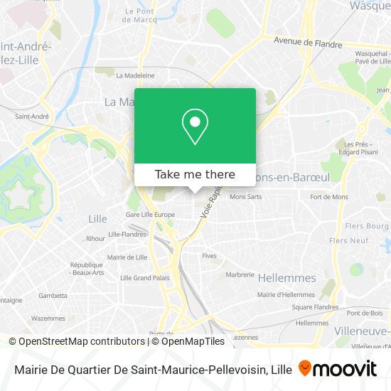 Mapa Mairie De Quartier De Saint-Maurice-Pellevoisin