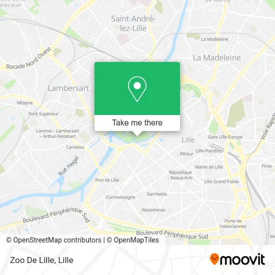 Zoo De Lille map