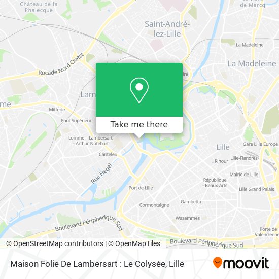 Maison Folie De Lambersart : Le Colysée map