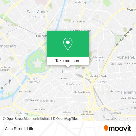 Rue Des Arts map