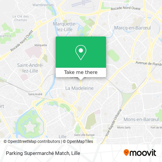Mapa Parking Supermarché Match