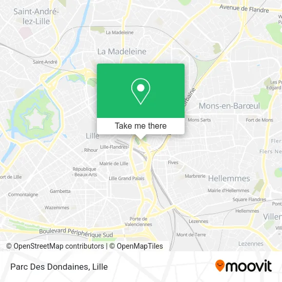 Parc Des Dondaines map