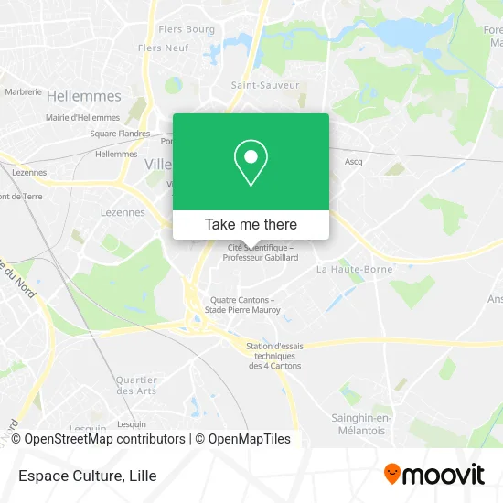 Espace Culture map