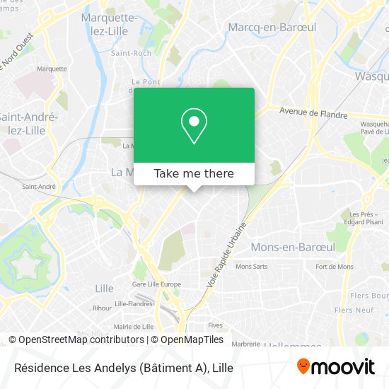 Résidence Les Andelys (Bâtiment A) map