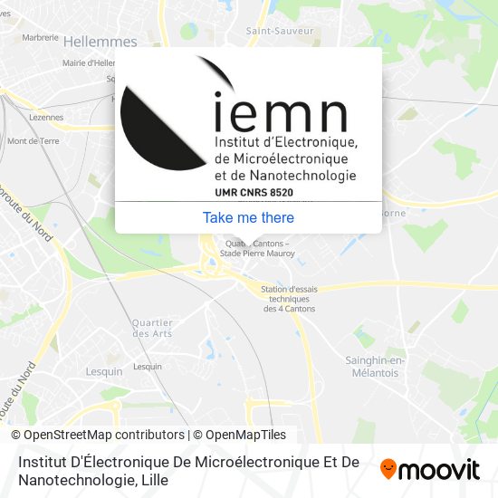 Mapa Institut D'Électronique De Microélectronique Et De Nanotechnologie