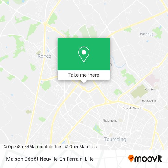 Maison Dépôt Neuville-En-Ferrain map