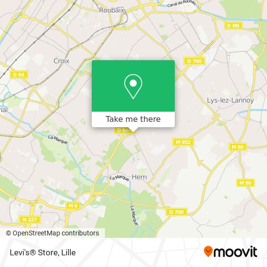 Levi's® Store map