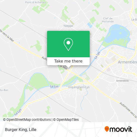 Burger King map