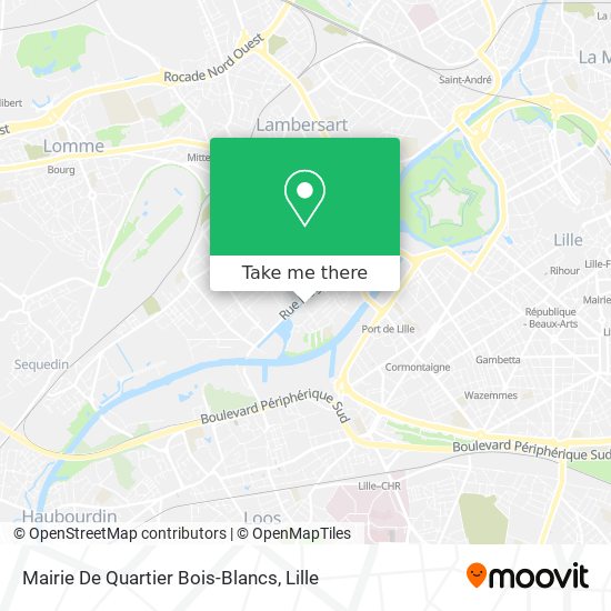Mairie De Quartier Bois-Blancs map