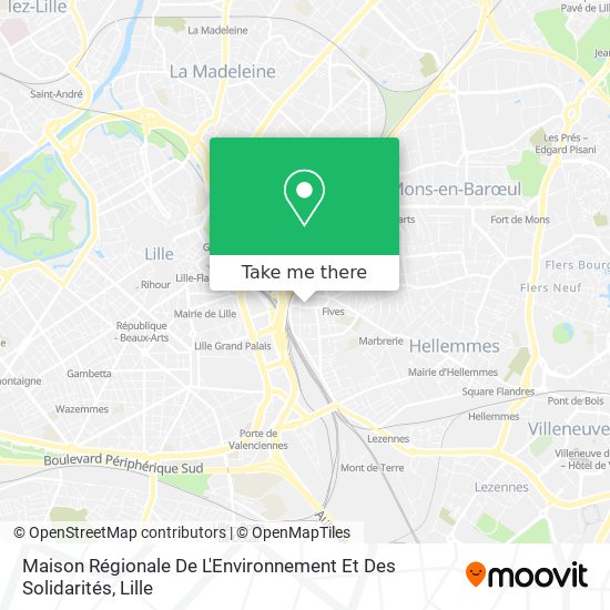Maison Régionale De L'Environnement Et Des Solidarités map