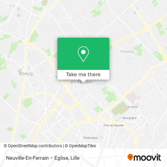 Neuville-En-Ferrain – Église map