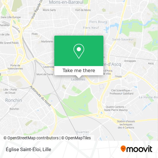 Église Saint-Éloi map