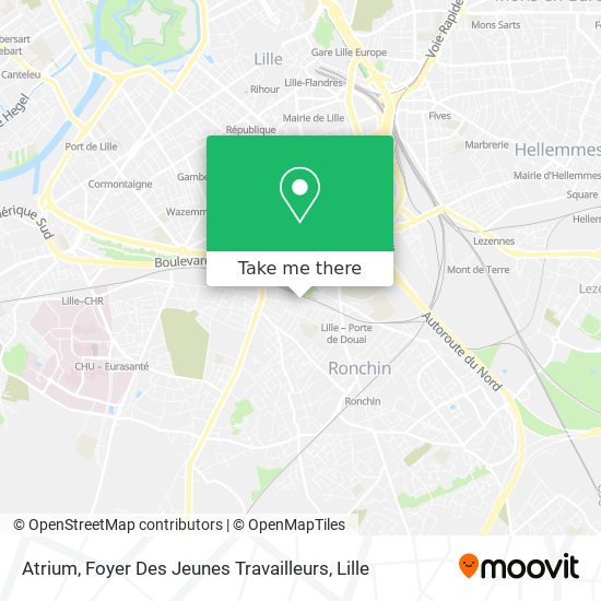 Atrium, Foyer Des Jeunes Travailleurs map
