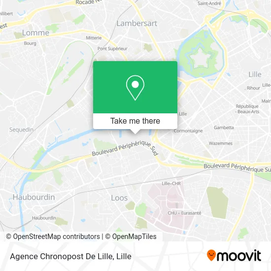 Agence Chronopost De Lille map