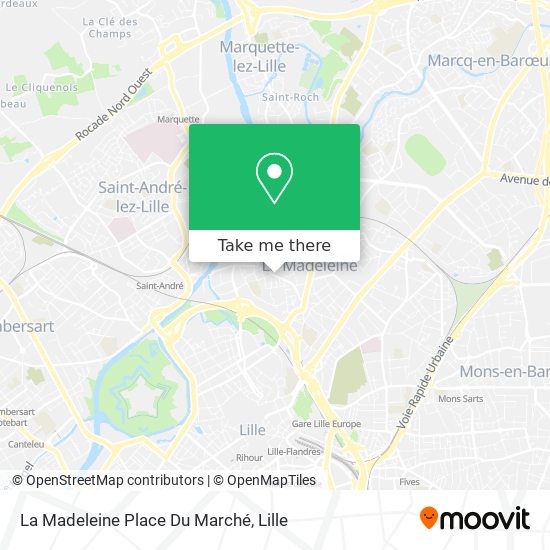 La Madeleine Place Du Marché map