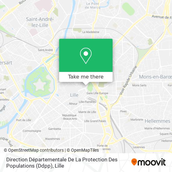 Direction Départementale De La Protection Des Populations (Ddpp) map
