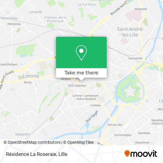 Résidence La Roseraie map