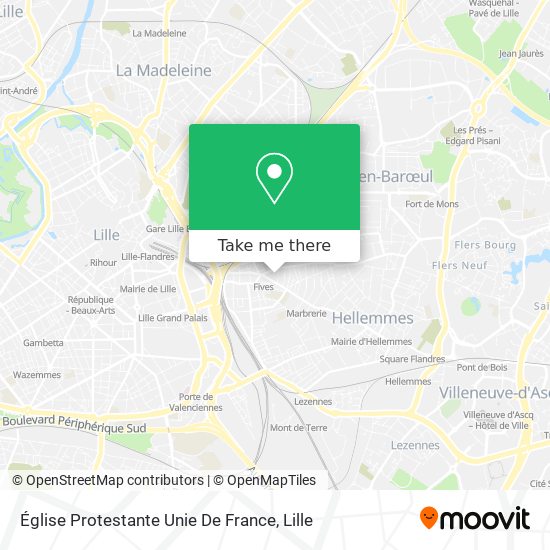 Église Protestante Unie De France map