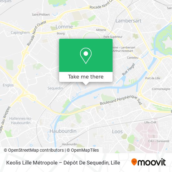 Keolis Lille Métropole – Dépôt De Sequedin map