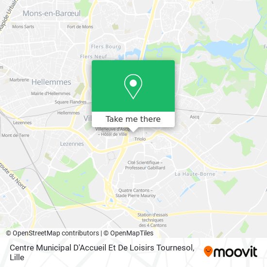 Centre Municipal D'Accueil Et De Loisirs Tournesol map