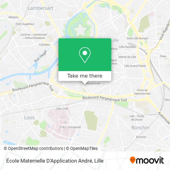 École Maternelle D'Application André map