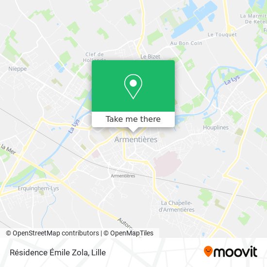 Résidence Émile Zola map