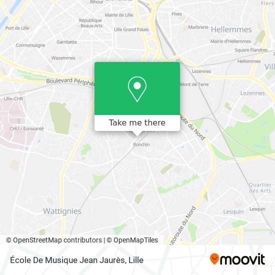 École De Musique Jean Jaurès map
